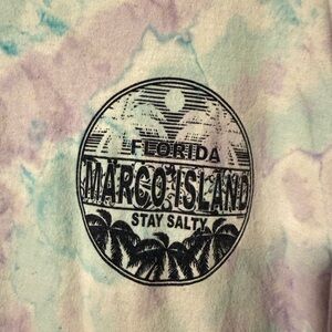 Women’s Tie-Dye Marco Island, Florida  Long Sleeve T-Shirt